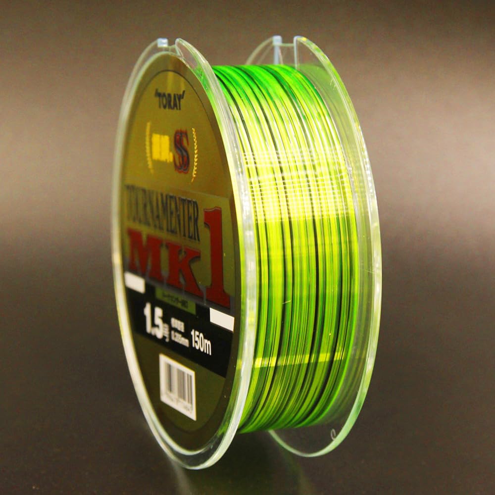 TORAY Ginrin Super Strong Tournamenter MK1 Marking Nylon Line, 150m, Size 2