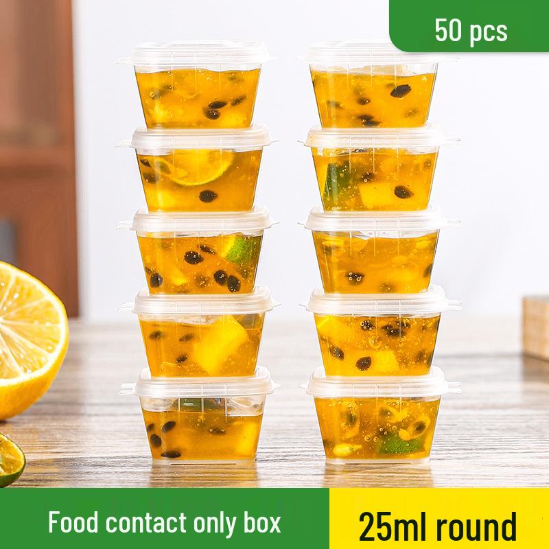 

Одноразовая коробка для приправ Маракуйя и Лимон - Контейнер для соуса, пригодный для пищевых продуктов, безопасный для заморозки