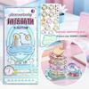 3D Relief Folding Music Sticker Cute Cartoon Corner Decor Sticker Students Solid Sticker By Hand Diy For Notebook Computer Decor