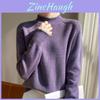 Wool Blend Sweater For Women With Pearl Embellishments For Office Wear