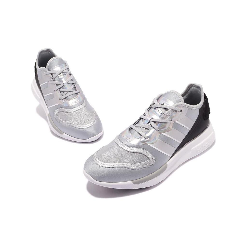 Adidas ZX 2K Florine Silver Metallic Black Women Sneakers Core-Black FW0143