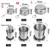 Portable Camping Mug Stainless Steel Water Drinking Cup Sturdy Outdoor Telescopic Cup  Hiking