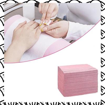 A71Z 250PCS Disposable Nail Art Table Towels Mat 13 X 17Inch Waterproof Nail Art Mat Paper Sheet Clean Pads Tattooing Pink