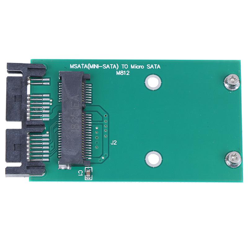 1Pc Mini Pcie Pci-E Msata 3X5Cm Ssd To 1.8" Micro Sata Adapter Converter Card