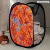 1Pcs Autumn Sunflower Pumpkin Series 6 Pop-Up Laundry Hamper Expandable Mesh Hamper Basket for Room Bedroom Bathroom Organization Contemporary Storage