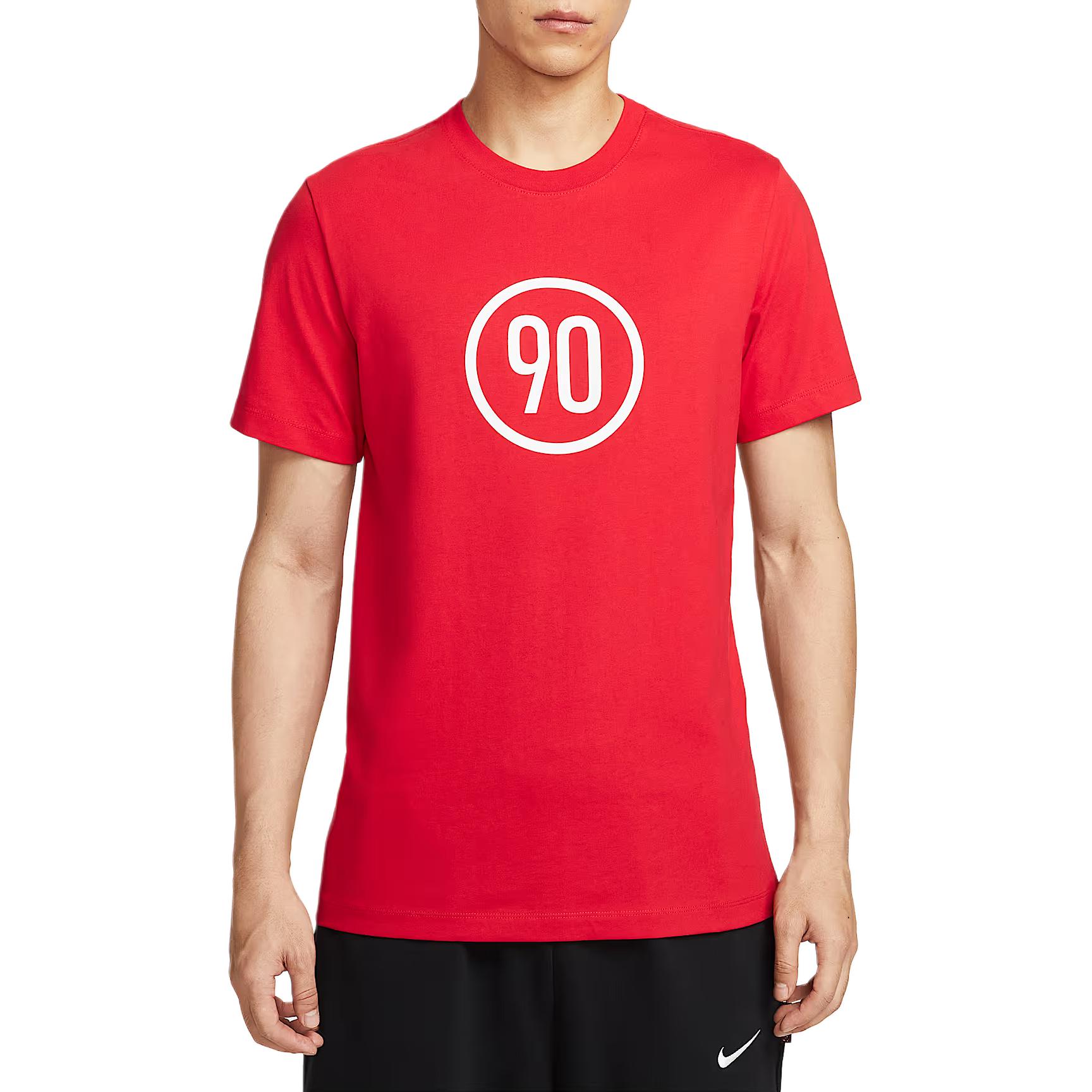 

Nike Мужская футболка с коротким рукавом и круглым вырезом с цифровым принтом, красная IB6033-657 M