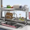 Portaoggetti da Cucina in Acciaio Inossidabile Portaposate Porta Lavello Tagliere da Banco Scolapiatti per Utensili Organizzatore da Cucina