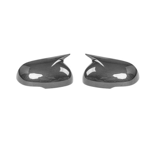 For Kia Soul -2025 GT Version Bright Black Side Door ABS Rearview Mirror Cover Trim Car Exterior Parts Rearview Mirror Shell