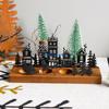 Christmas Tray Metal With Holders, Tealight Advents Wreath for Holiday Decoration D57B