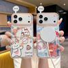 iPhone11Pro Colorful Glitter Magnetic Phone Case Cute Animal Apple 11 Puppy Protective Case