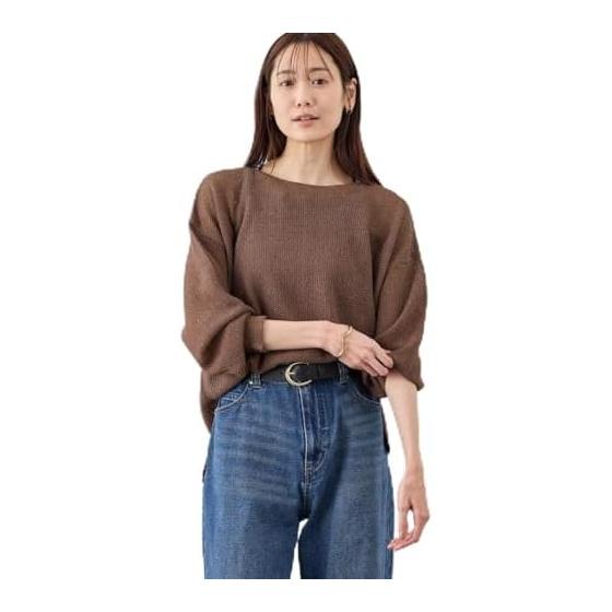 ROPE  PICNIC Knit Petite Sequin Mesh Knit Women s
