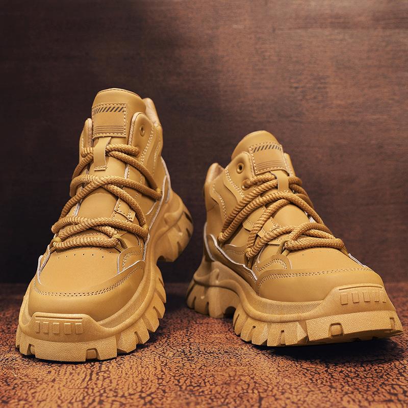 New Men's Classic Sneakers Trendy Versatile Casual Shoes with High Lift Thick Bottom and Height Increasing Running Shoes