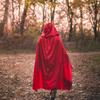 Halloween Hooded Cloak Hooded Robe Cloak Vampires Cosplay Cape 80cm/120cm/150cm Long Cape for Adult Kids