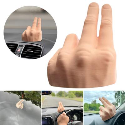 Waving Hand Ornament 3D Printed Car Dashboard Ornament Car Salute Greeting Waving Hand Statue