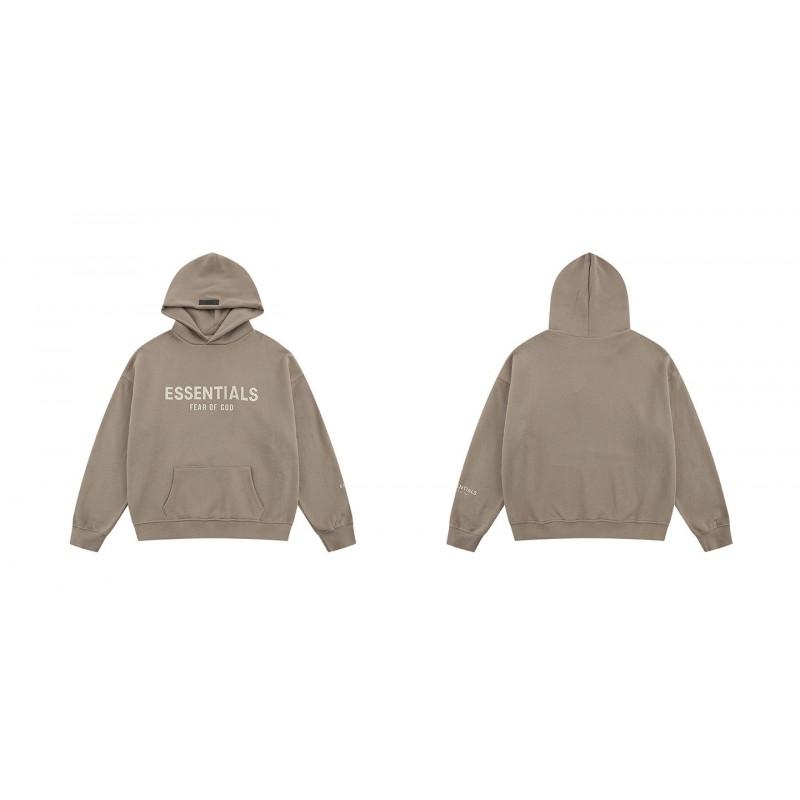 Sudadera con capucha Essentials para Hombre y Mujer, Oversize de Algodón con Forro Polar, Pulóver con Estampado de Letras, Ropa Deportiva Casual de Invierno
