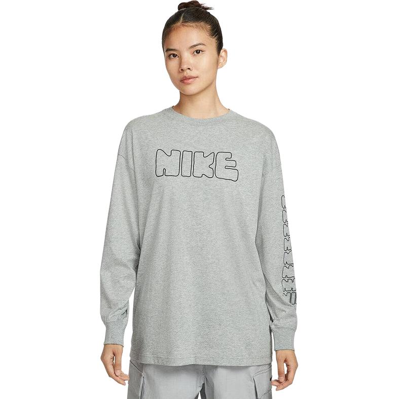 Nike Casual Breathable Round Neck Long Sleeve T-Shirt Women Tops II0461-063