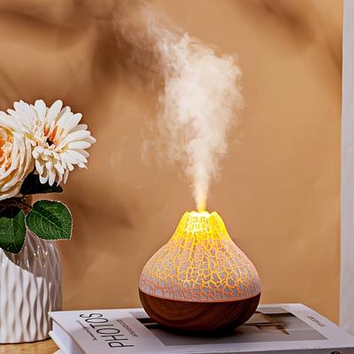 10,14 oz Zvlhčovač sopečného vzduchu na aromaterapiu s objemom 10,14 oz, Tichý difúzor esenciálneho oleja Cool Hist, USB napájanie pre domácu kanceláriu