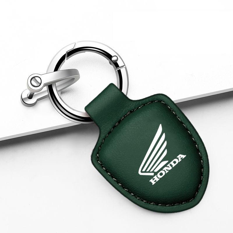 PU Leather Motorcycle Keychain Key Decoration Ring Anti-Loss Pendants For Honda CB400CB650FCBF CBR25ORR CRF SH3O0 NC75O HONDA ZP8