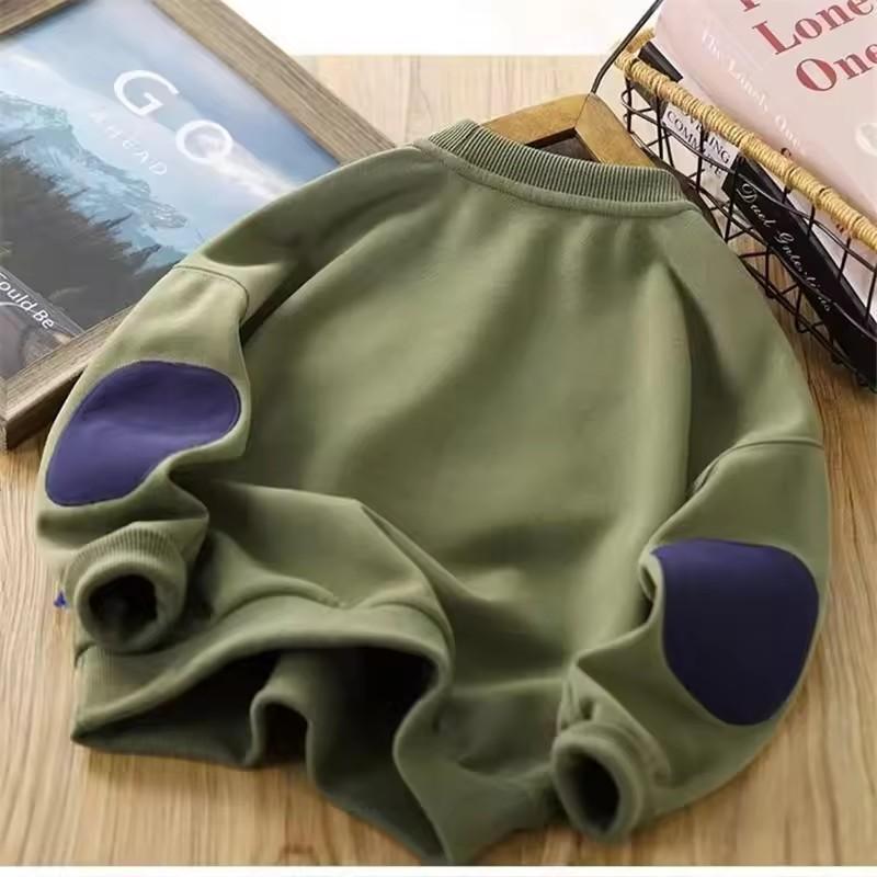 Sudadera de Rayas Gruesas para Niños Otoño Primavera Niñas Suéter Cálido Ropa para Niños Grandes Ropa Deportiva Informal Infantil Abrigos