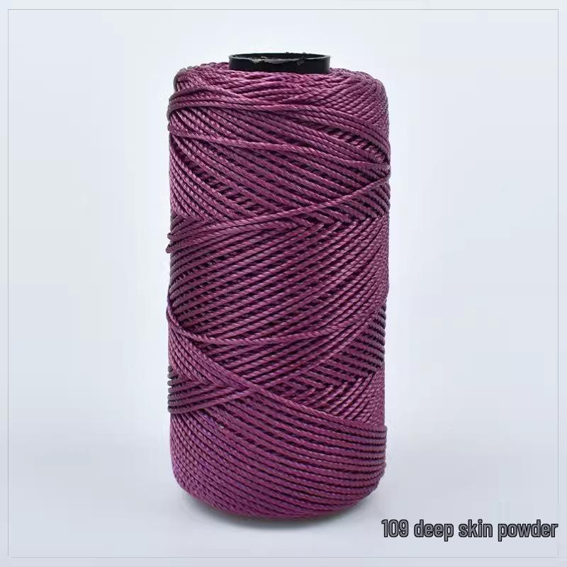 Chunky Wool & Ice Silk 3-Ply Yarn for DIY Crochet: Hand-Knitted Bag, Summer Hat, Shoes, and Seat Cushion