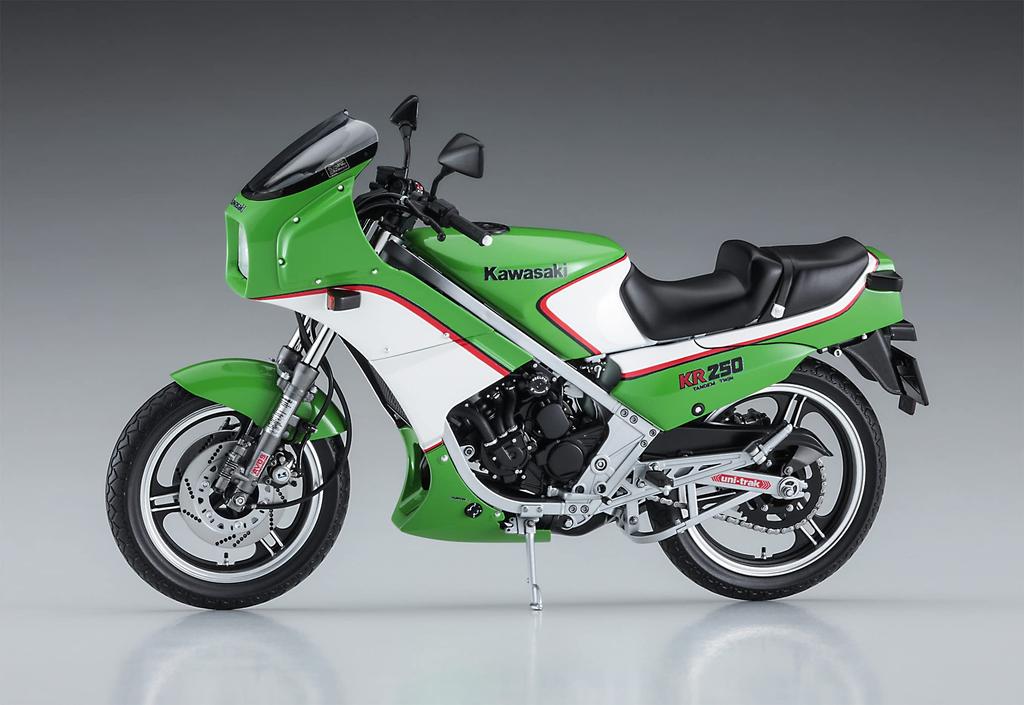 Hasegawa Motorcycle Series Kawasaki KR250 Plastic Model Kit BK12 1/12 (KR250A)