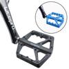 Nylon fiber bicycle pedals with sealed large surface for road mountain and BMX left and right set bearings, area, non-slip, bikes, bikes, (9/16"),