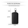Zipper Key Bag for Men and Women Large Capacity Car Key Holder Ideal for Waist Hanging
