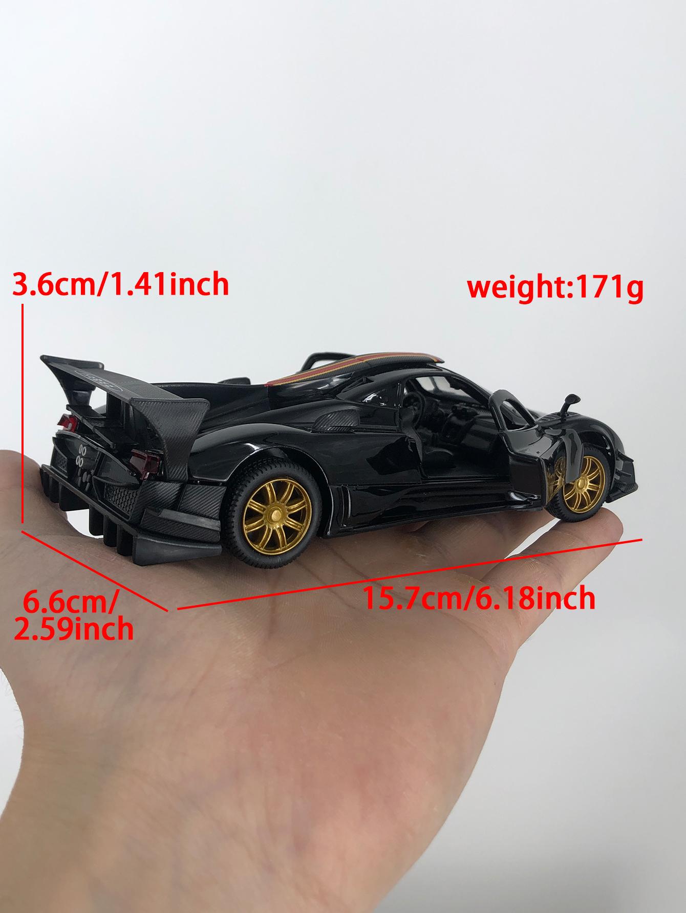 

CCA 1:31 Pagani Zonda Revolution model car, zinc alloy metal ornament, collectible gift car чёрный