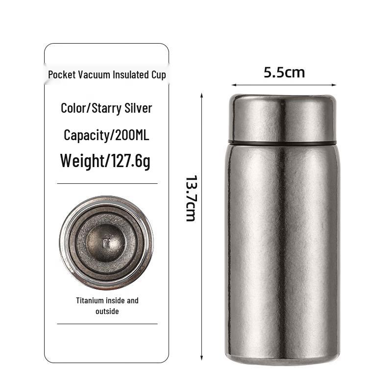 Shangqi Kids Portable Titanium Insulated Cup