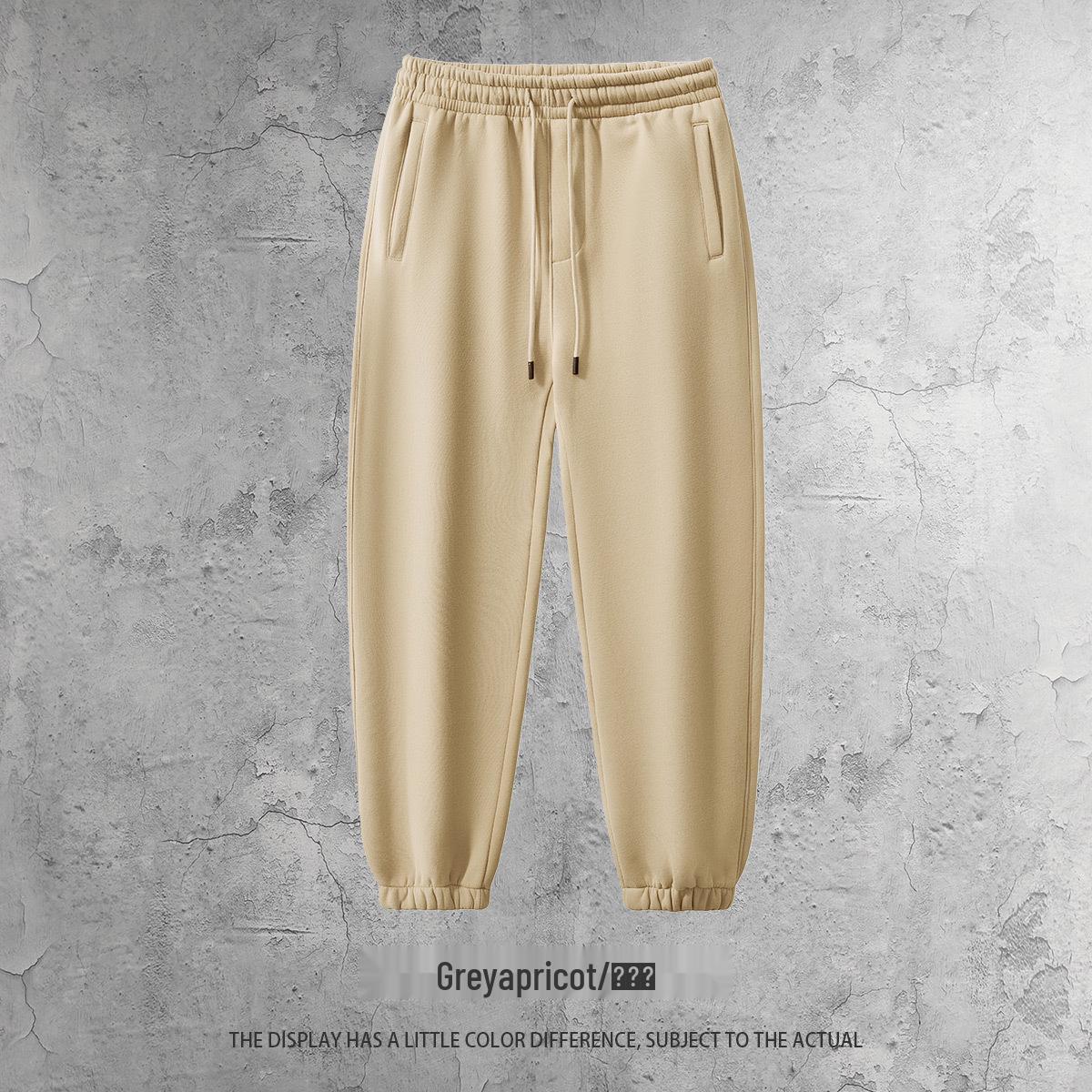 

Мужские спортивные штаны KITE из бархата плотностью 350 г - Осень/Зима 2024 г., однотонные, свободные, прямые спортивные брюки L