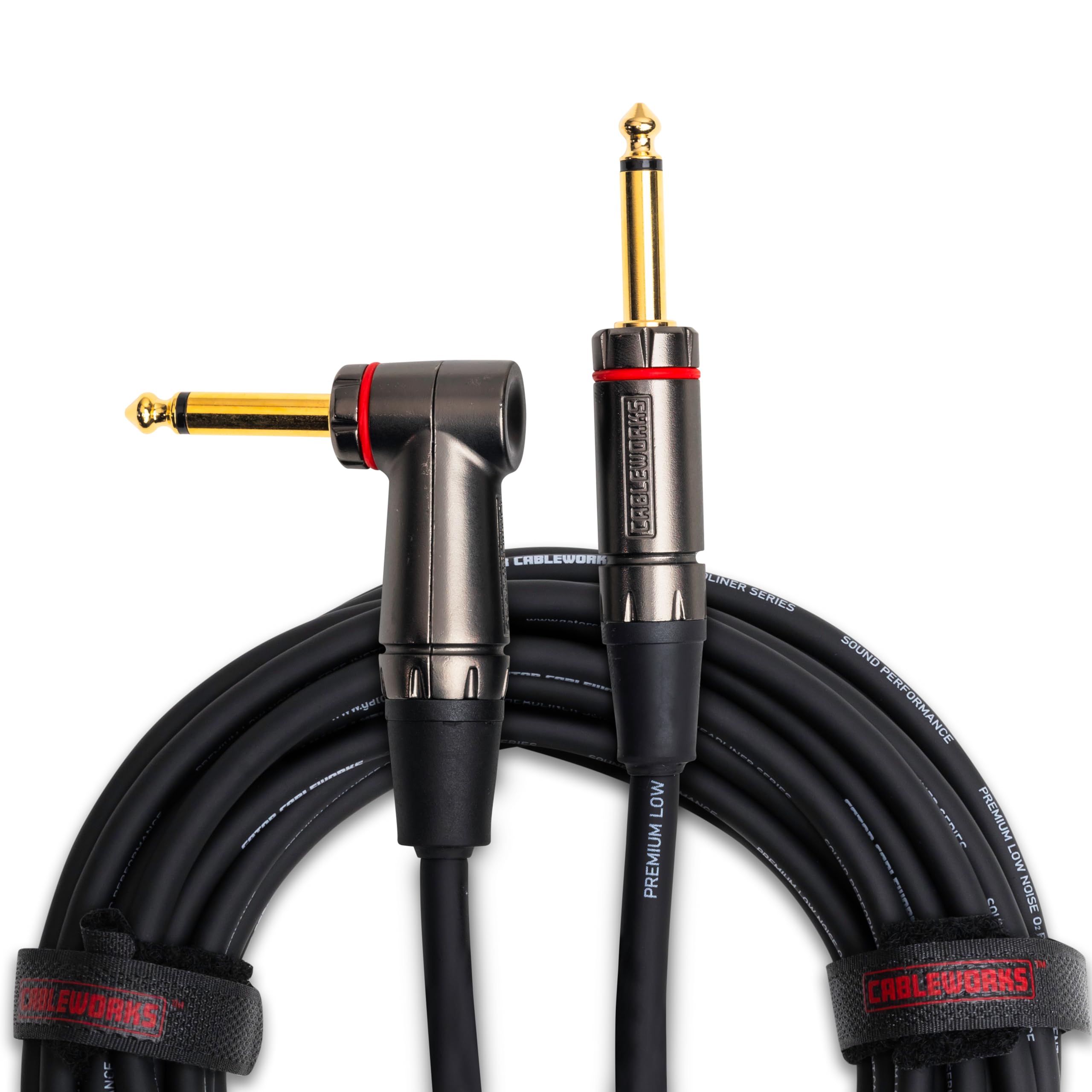 

Cableworks by Gator Cases Cableworks Shielded Cable for Headliner Series with Mute Switch Guitar/Bass (10ft S/L) GCWH-INS-10RAQT []