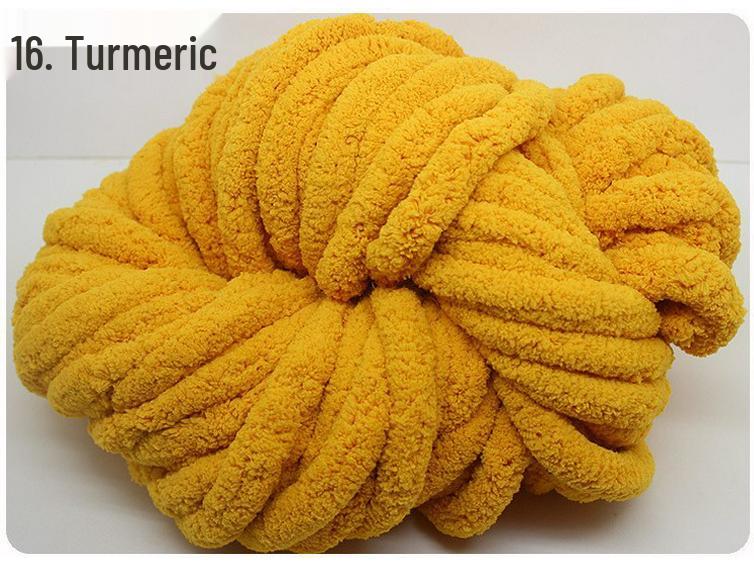 Winter DIY Super Dicke Isländische Wolle Handgewebter Schal & Mütze Garn