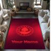 Nottingham Forest FC Printed Crystal Velvet Rug Non‑Slip Crystal Velvet Carpet For Sofa Bedroom Indoor Home Decoration