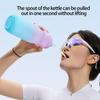Squeeze Type Sport Bottle 650ml Large Capacity Bicycles Water Kettle Road Bike Portable Kettle with No Lift Nozzle
