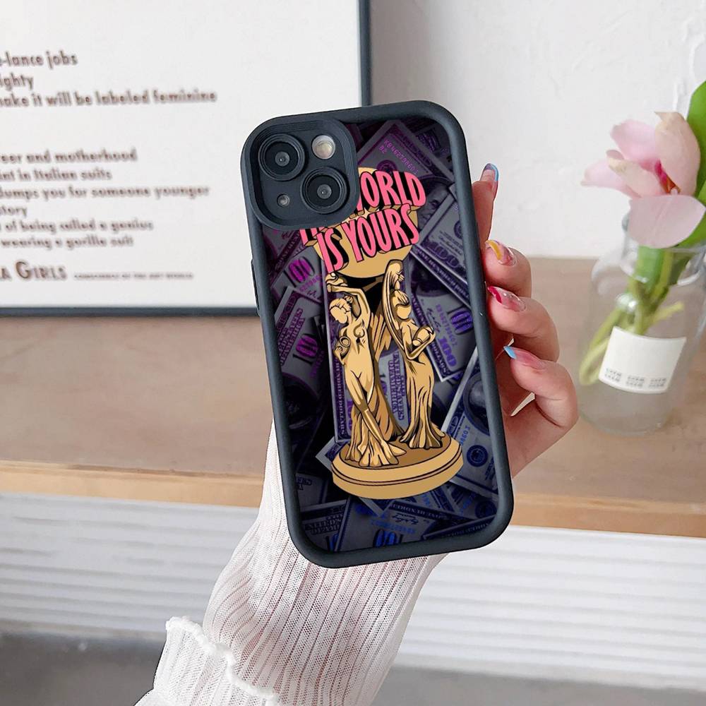 Classic S-Scarface Film Tony Phone Case For IPhone 16 15 14 Plus 13 12 11 17 Pro Max Pro Soft Cover