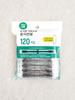 120 Pcs Individually Wrapped Black Paper Curved Cotton Swabs