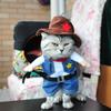 Cosplay Costume for Small Dog Cats Pet Cowboy Halloween Cosplay Funny Creative Novelty Dress Up Party Clothing Hats Accessories