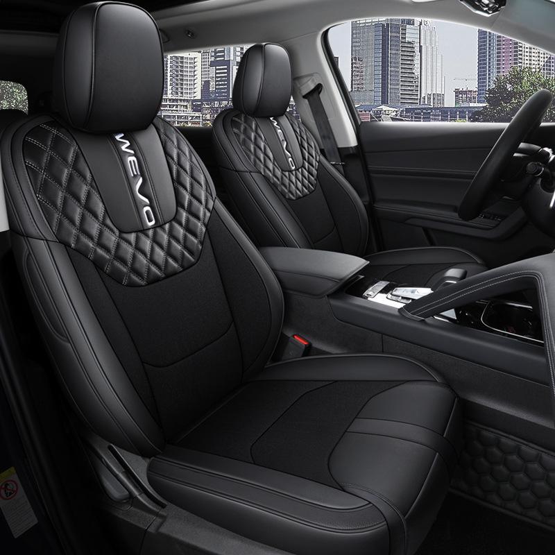 BYD Song PRO Vollumfassender 5-Sitzer Leder-Autositzbezug mit Ganzjahres-Verschleißfestem Design