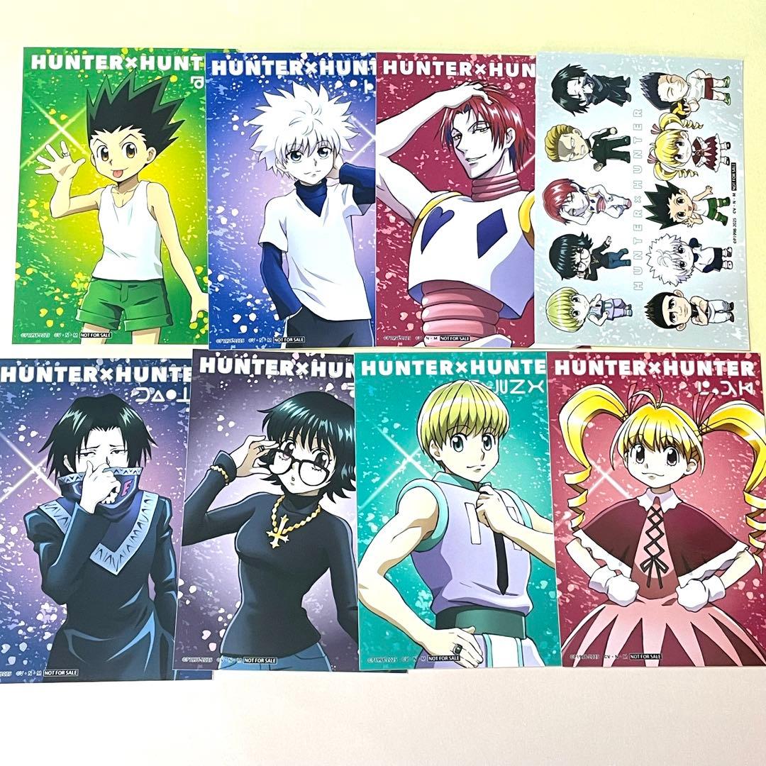 

[USED] Hunter x Hunter Jump Festa The Character Bonus Bromides (8 pieces)