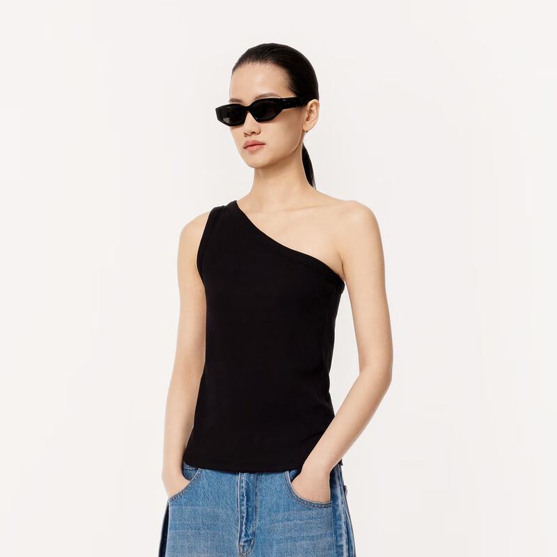 LESS 2024 Spring Asymmetrical Neck Camisole