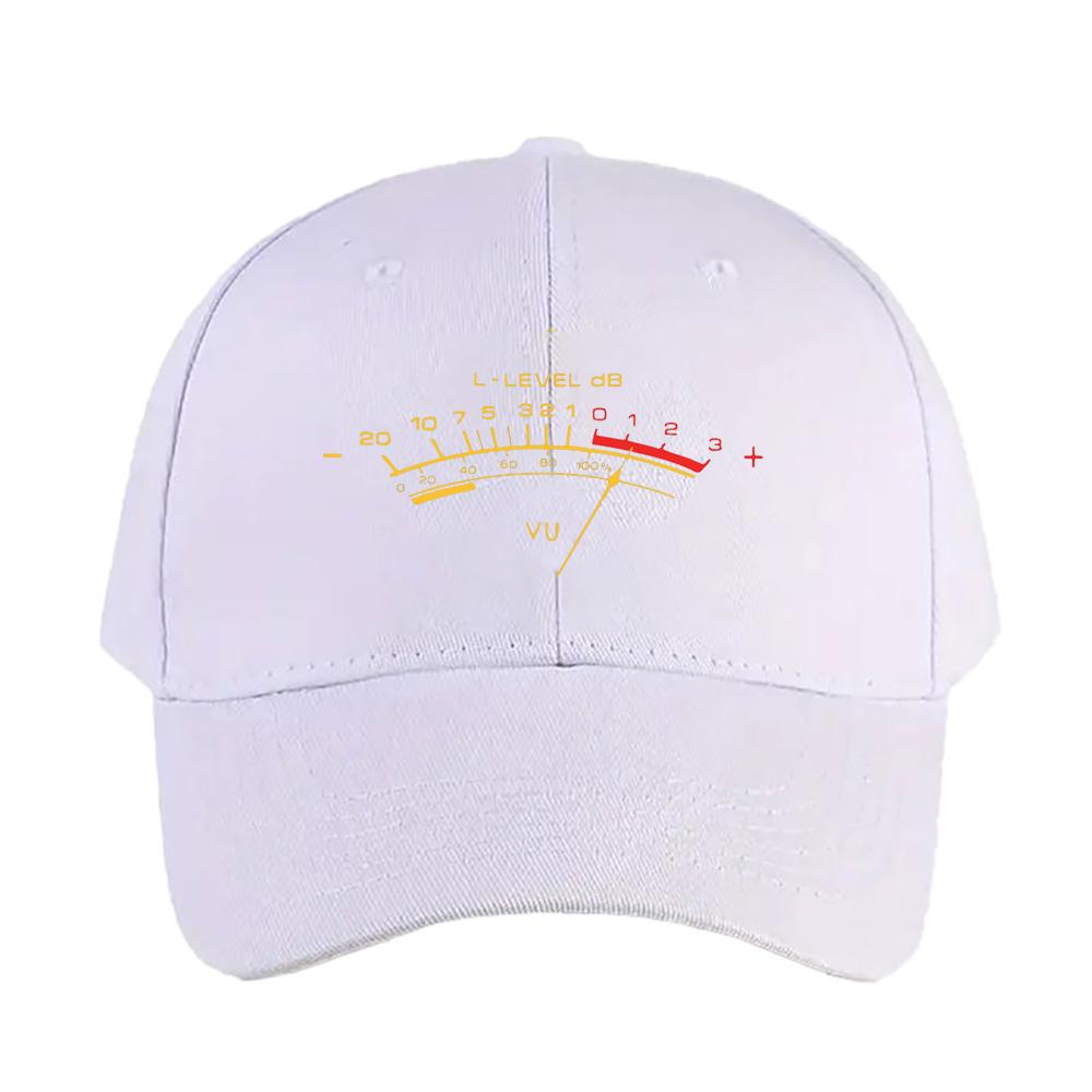 Retro Vu-Meter Für Audio-Techniker Und Toningenieure Kappe Sommer Frau Mann Erwachsener Hut Bedruckte Baseballkappen Trucker-Kappe