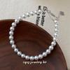 Cui Yan S925 Sterling Silver Korean Style White Pearl Bracelet for Women - Exquisite Hand Chain