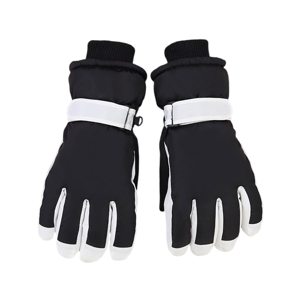 Kids Winter Mittens Soft & Breathable Fleece Lined Mitts Comfortable Warm Skiing Gloves for Children Snow Adventures