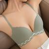 Seamless Push-up and Anti-sagging Small Chest Push-up Underwear Without Steel Ring Simple and Breathable Girls Bra