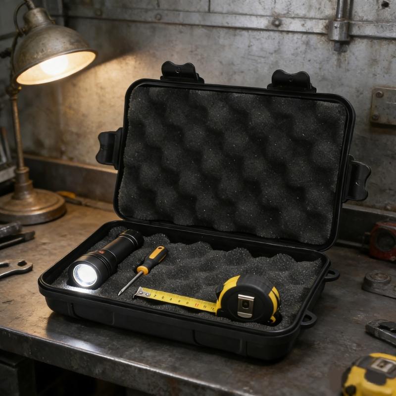 Water Resistant Storage Case For Tool Flashlight Tool Box Outdoor Camping Survival Shockproof Sealed Box