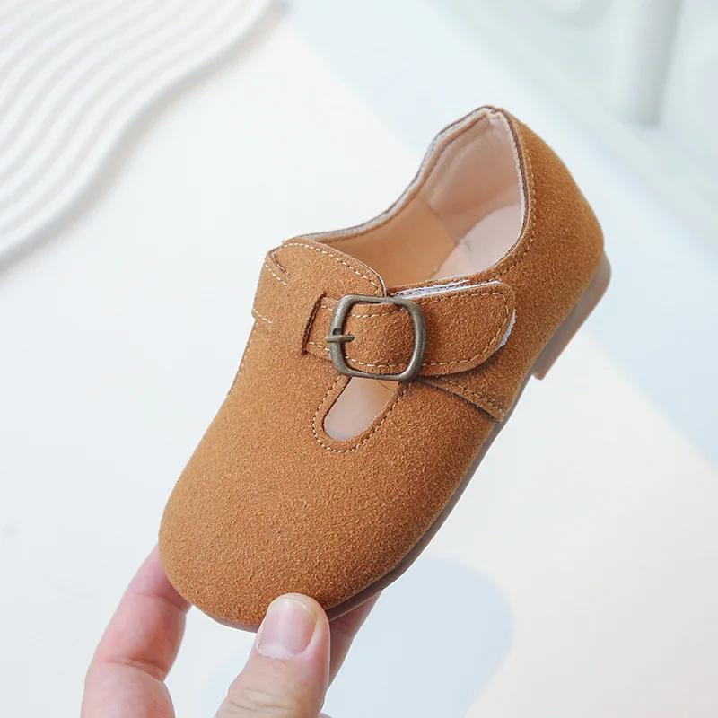 Zapatos Niña Girls Baby Princess Shoes Spring Colorful Casual Leather Shoes 1-5 Year Old Children Korean Style Kids Single Shoes