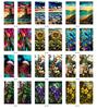 Colorful Retro Floral & Bird Static Cling Window Film - No Glue, Removable