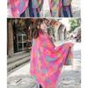 Ethnic Style Oversized Square Scarf For Women Travel Winter Autumn
