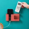 Wall-Mounted Mobile Phone Remote Control Storage Box Multifunctional Punch-Free Storage Rack Wall Hanging Storage Holder