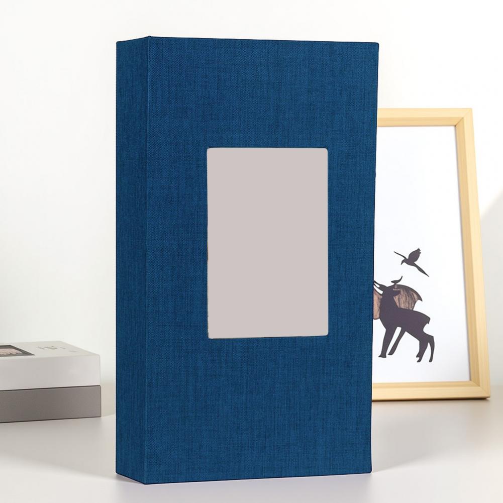 Fotoalbum 4x6 Mit 300 Fächern Leinen-Einband Bild-Scrapbook Mit Frontfenster Einsteck-Vertikales Fotoalbum Für Urlaub